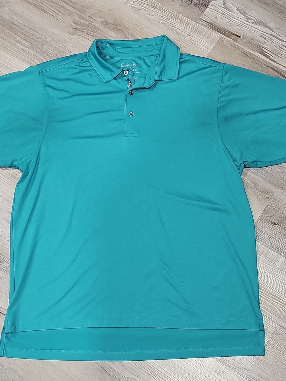 Bobby Jones Men's Teal-Green Performance Polo XL Shell Houston Open